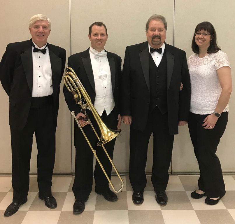 Randy Knight, Anthony Triplett, Rick Goward, Dr. Jennifer Ernst of Henry Ford College