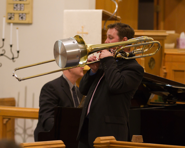 Performing "An American Ballade" from Daniel Schnyder's "Sonata for Bass Trombone"
